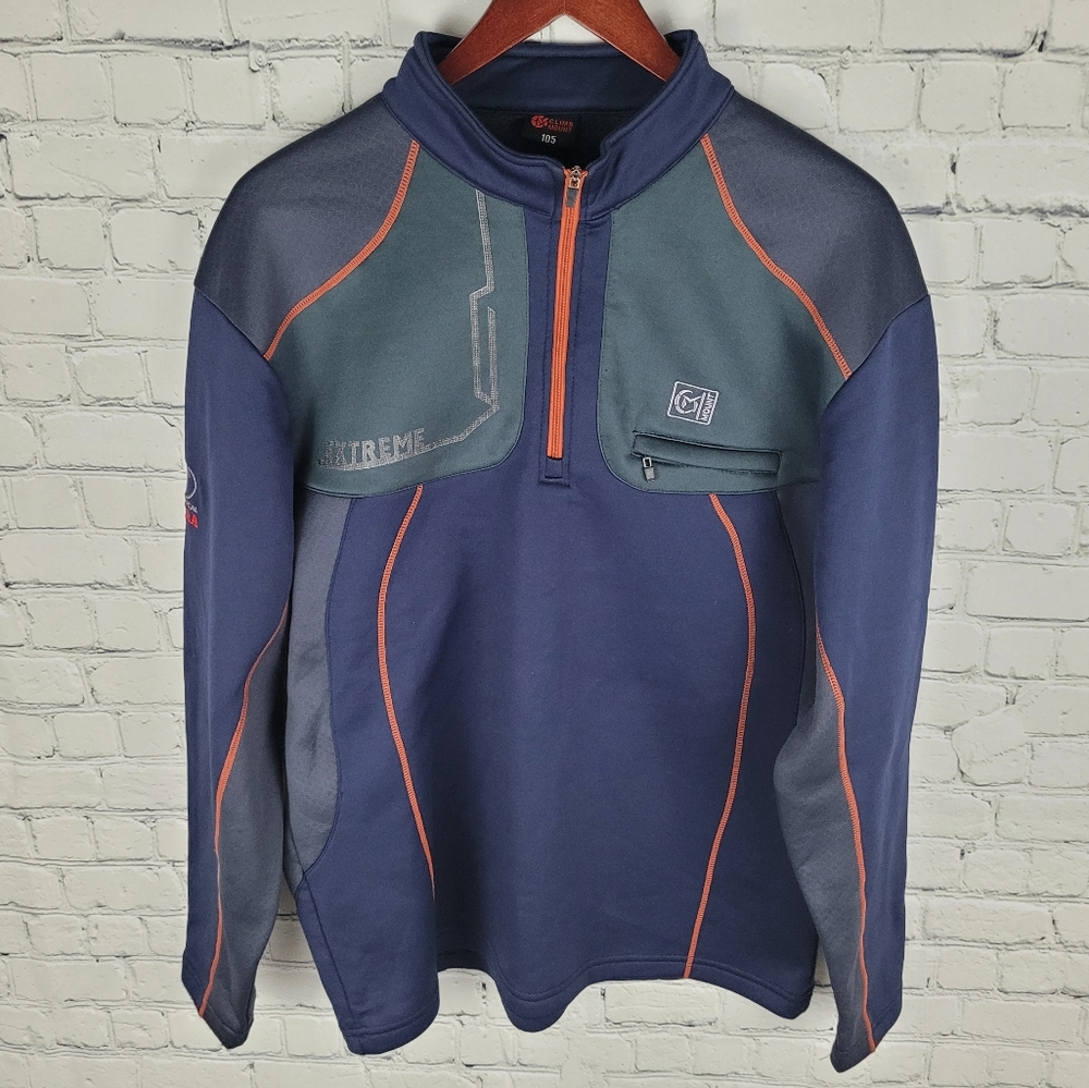 CLIMB MOUNT | ⅓ zip pullover mock neck hiking mid layer top